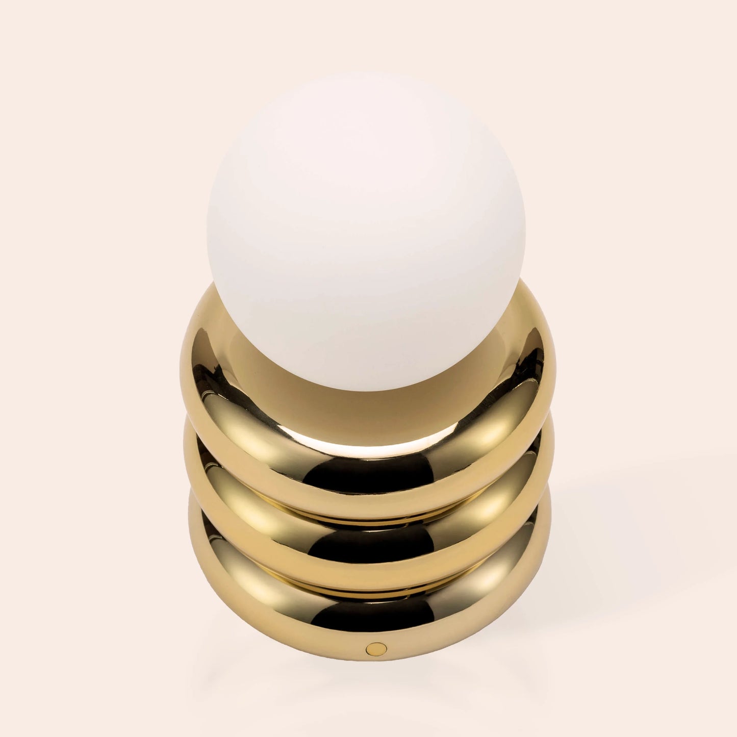 Brass tube cordless table lamp - BlissVeranda