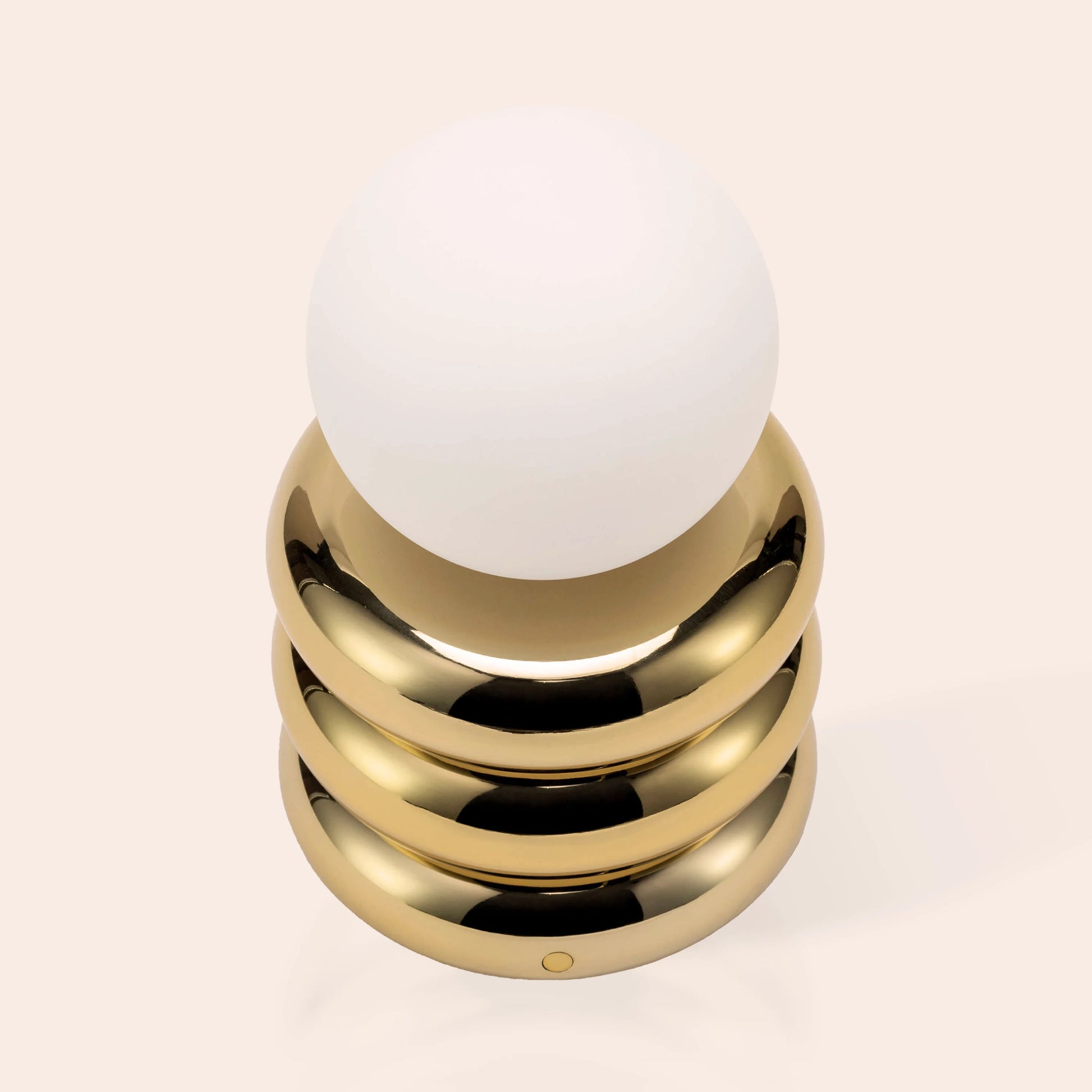 Brass tube cordless table lamp - BlissVeranda