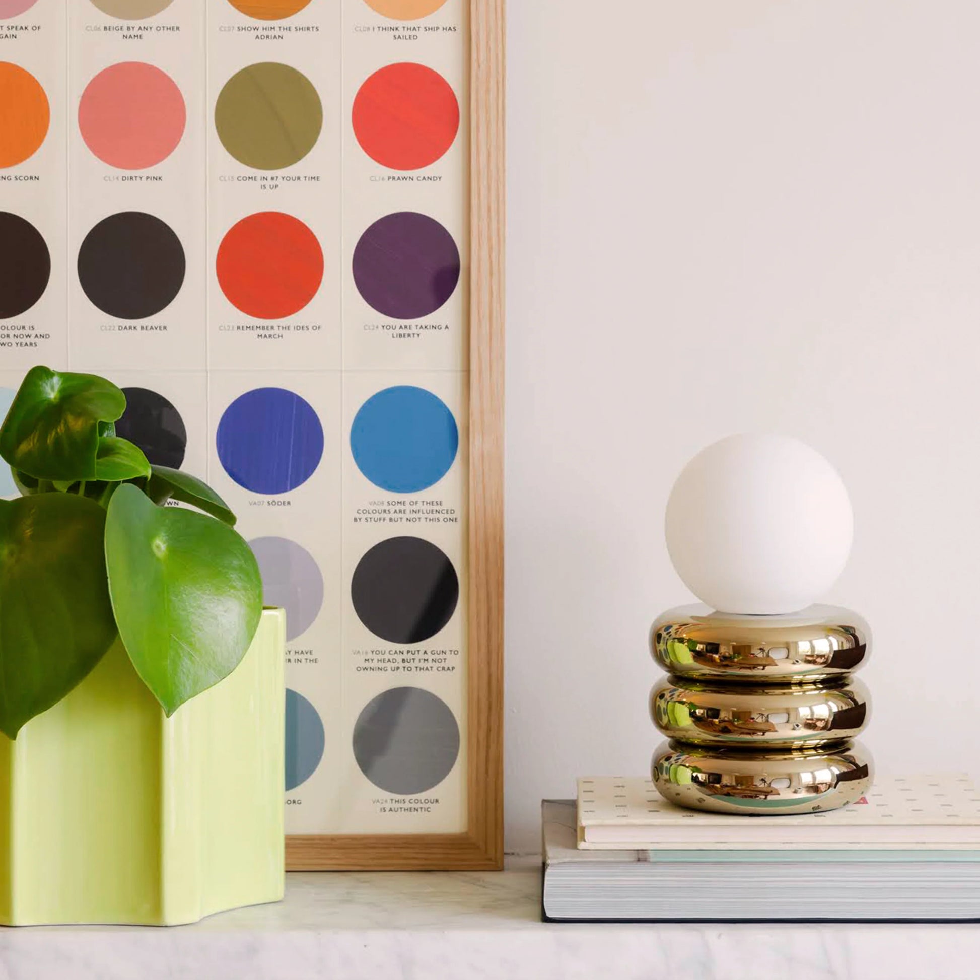 Brass tube cordless table lamp - BlissVeranda