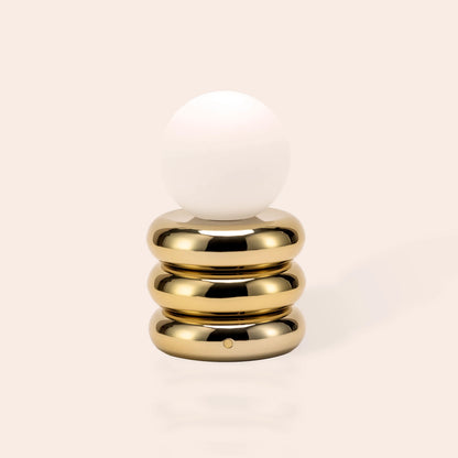 Brass tube cordless table lamp - BlissVeranda