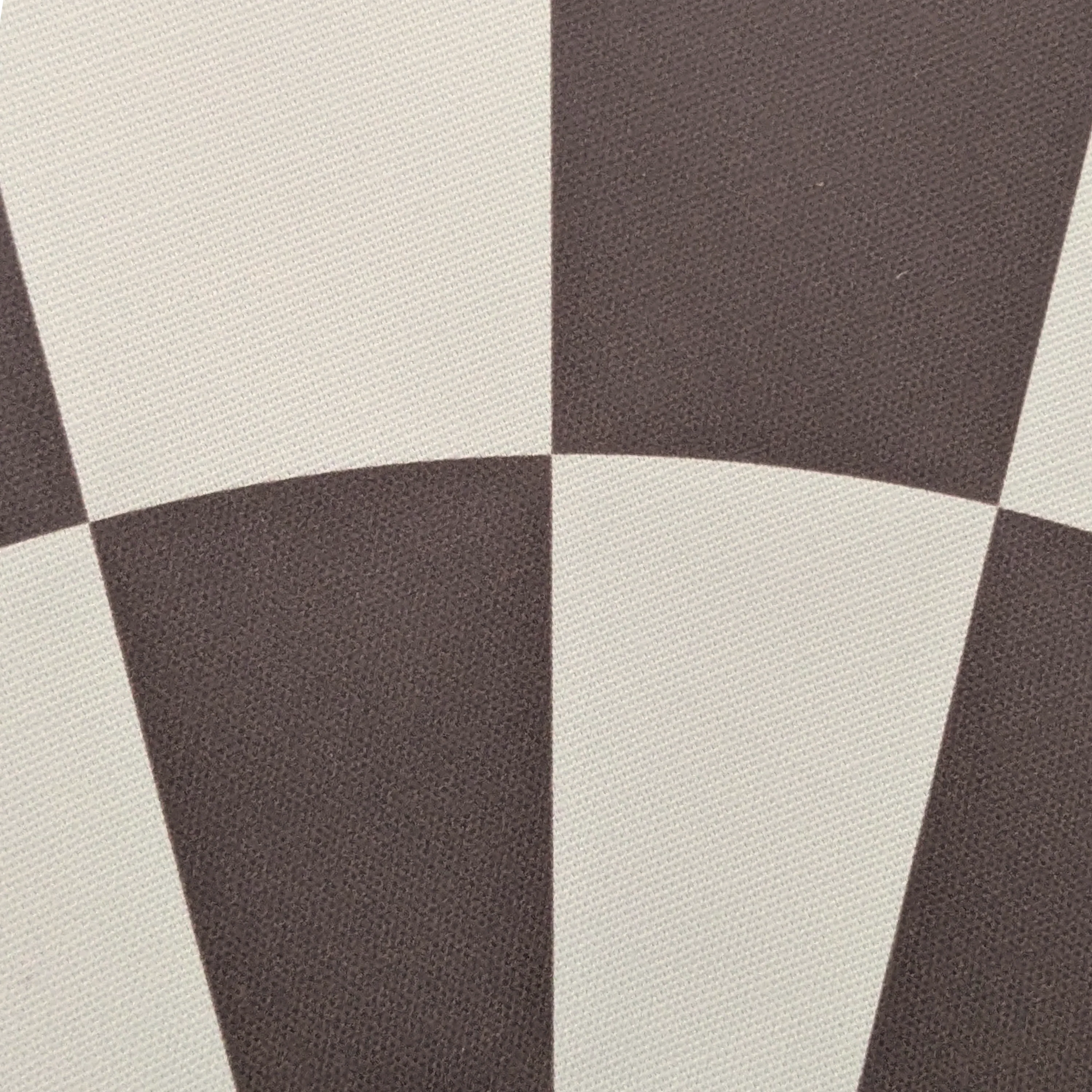 Bark brown check lined cone shade - BlissVeranda