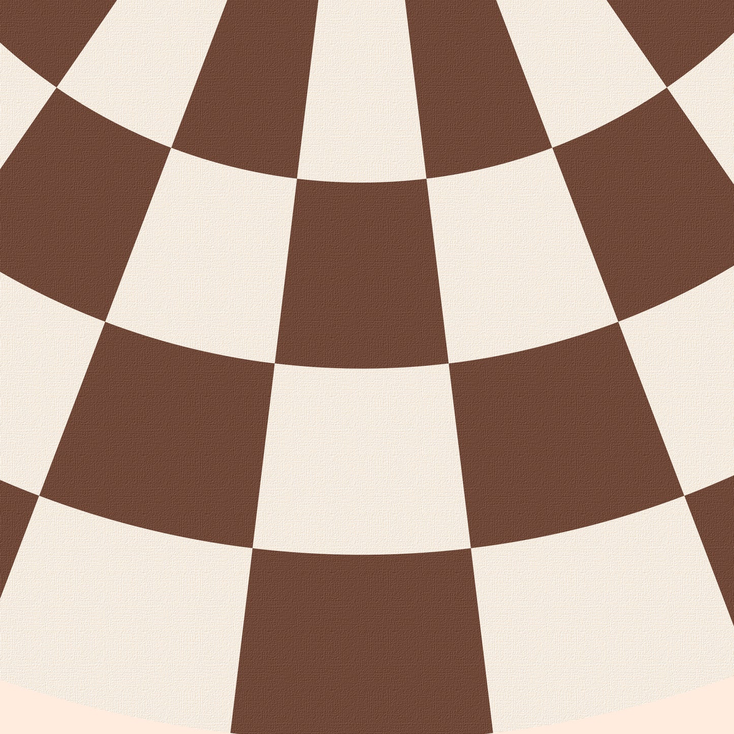 Bark brown check lined cone shade - BlissVeranda