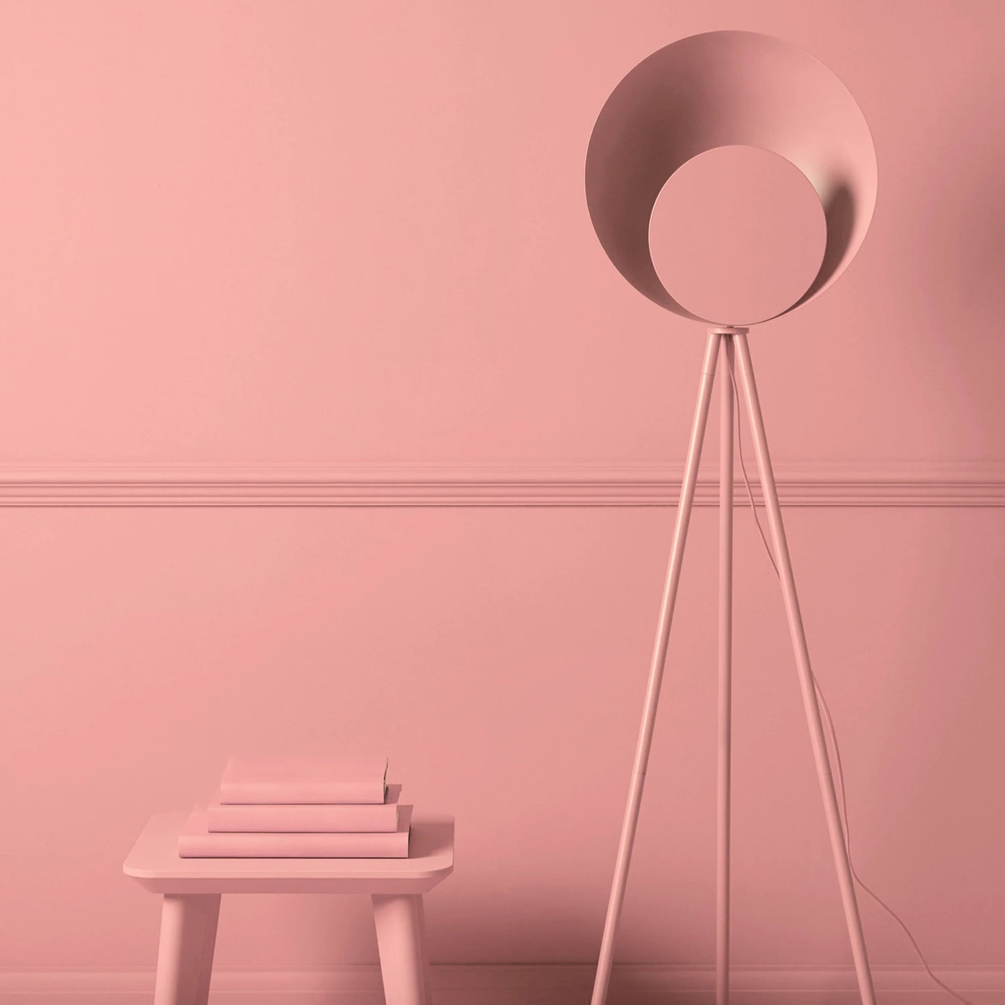 Blossom pink diffuser floor lamp  Integrated Floor Lamp BlissVeranda