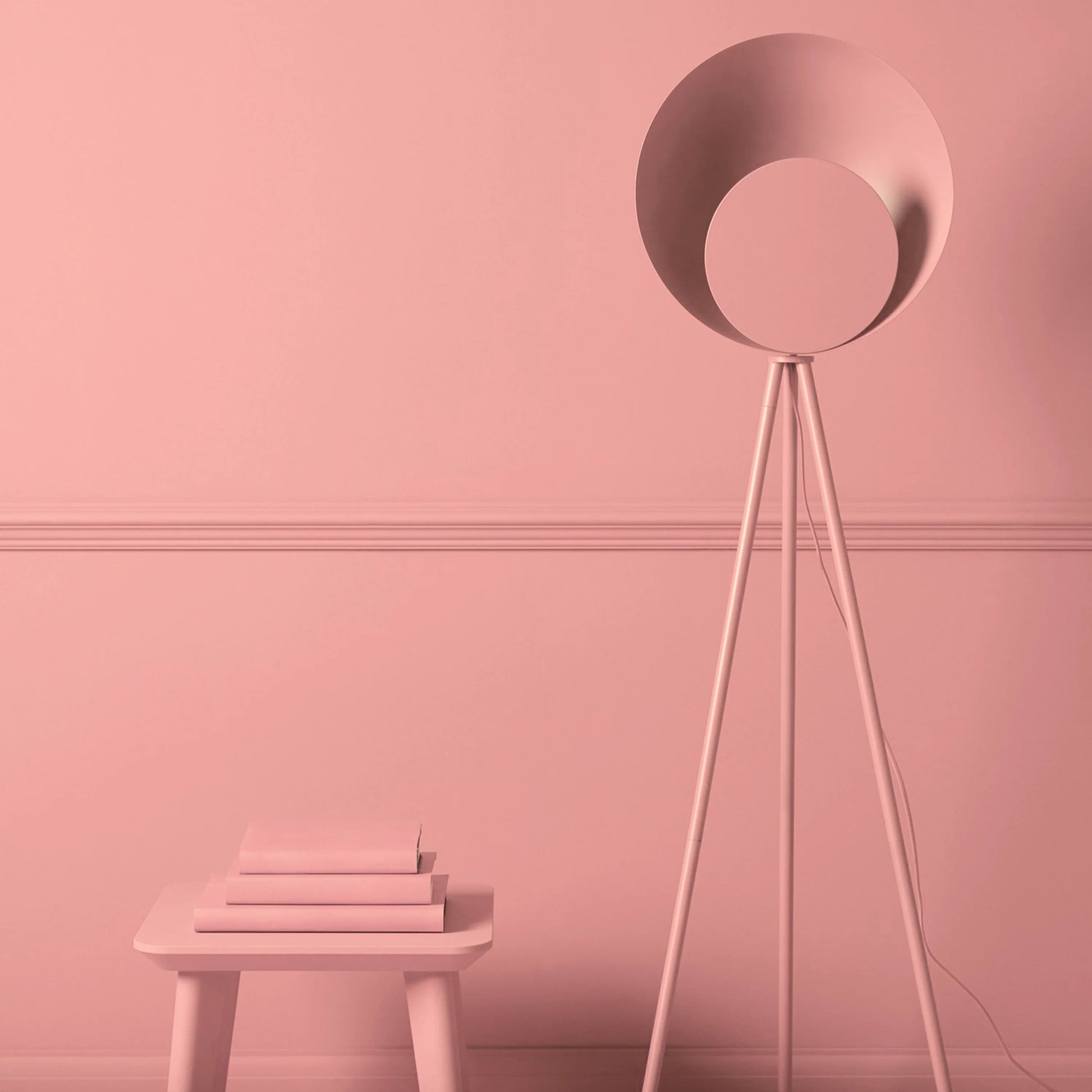 Blossom pink diffuser floor lamp  Integrated Floor Lamp BlissVeranda