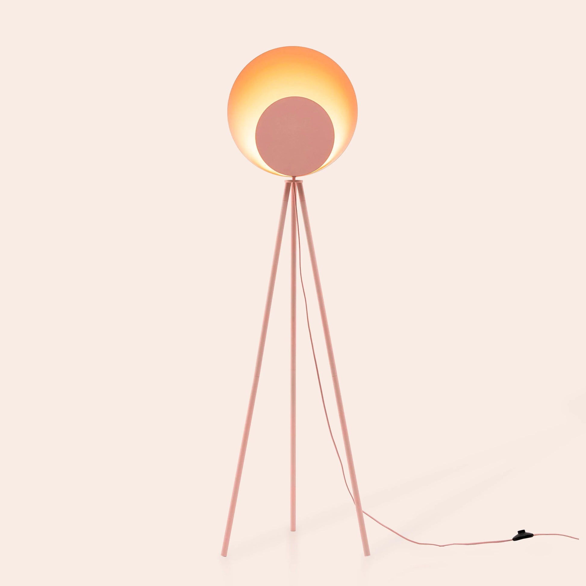 Blossom pink diffuser floor lamp  Integrated Floor Lamp BlissVeranda