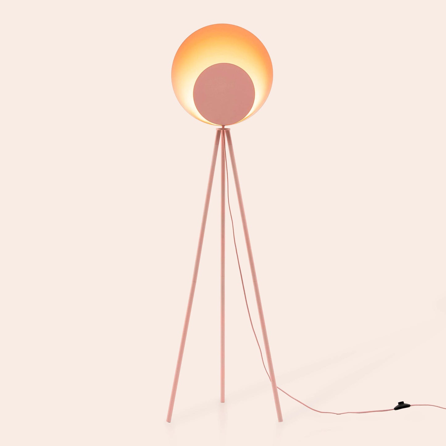 Blossom pink diffuser floor lamp  Integrated Floor Lamp BlissVeranda