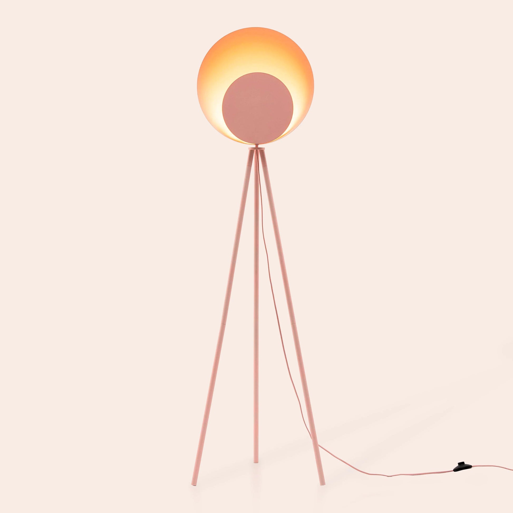 Blossom pink diffuser floor lamp  Integrated Floor Lamp BlissVeranda