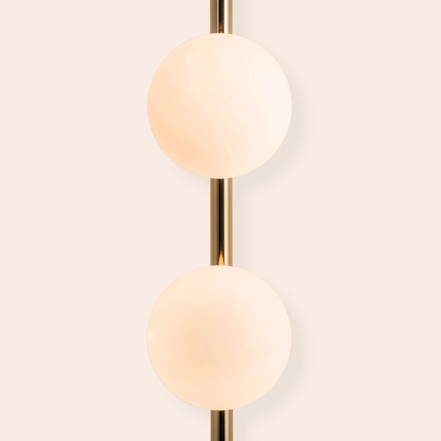 Brass bar plug-in wall light - BlissVeranda