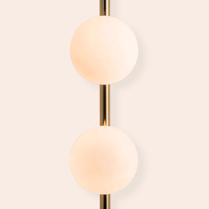Brass bar plug-in wall light - BlissVeranda