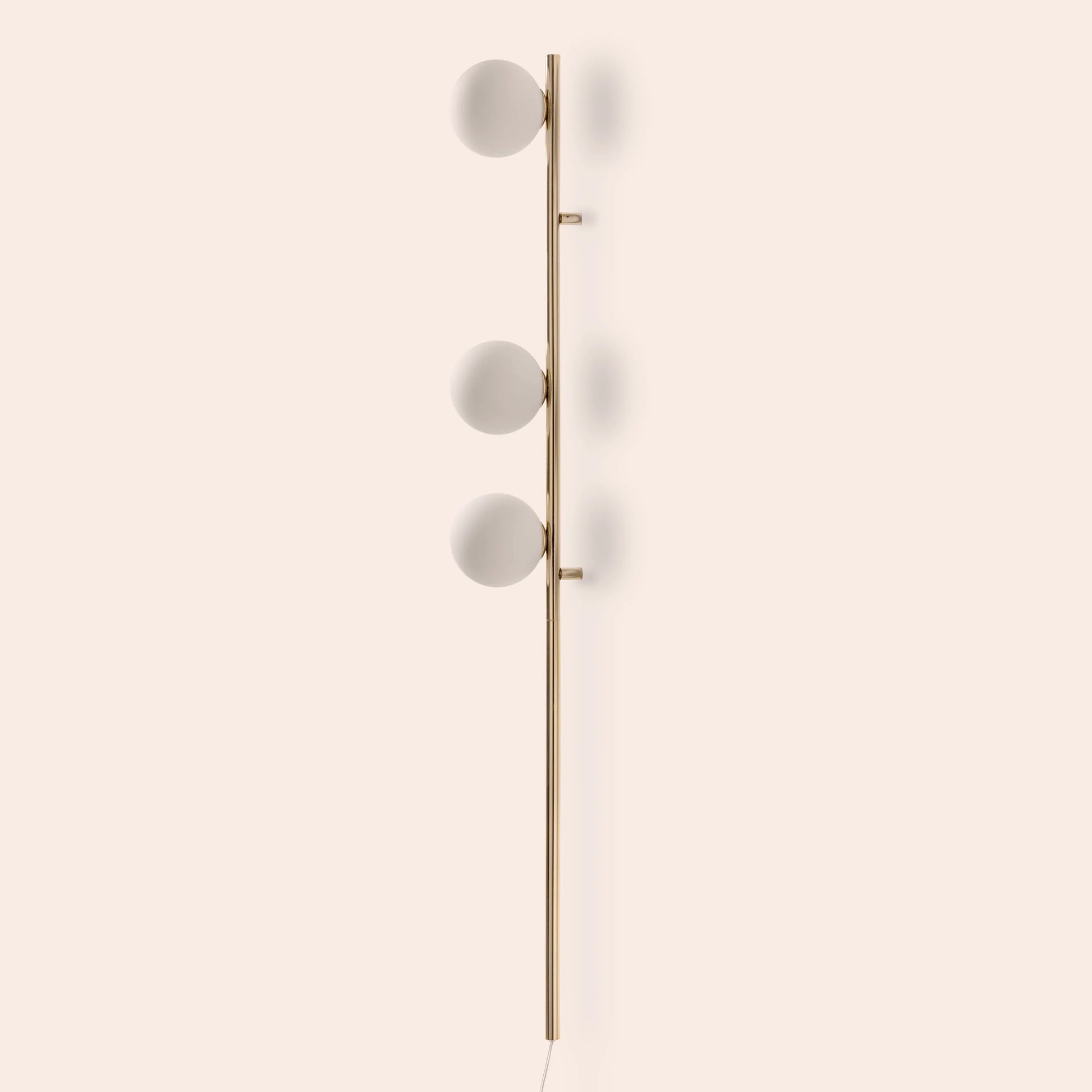 Brass bar plug-in wall light - BlissVeranda