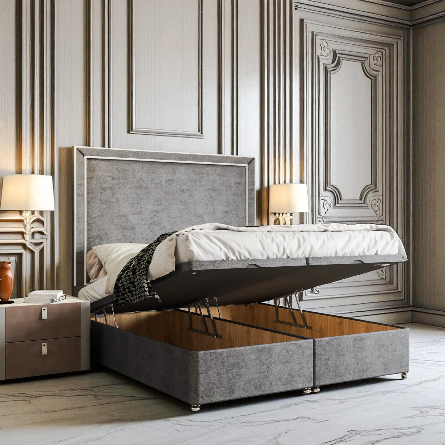 Belluna Ottoman Storage Divan Bed Set