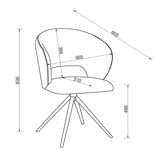 Bentley Designs Alisa round Sintered Stone Dining Table + 4 Grey Chairs