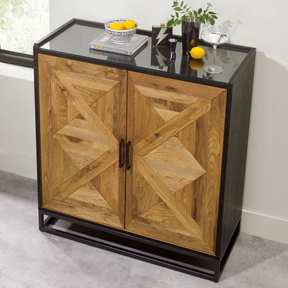 Modern Luxury Bentley Designs Greenwich LED Drinks Cabinet