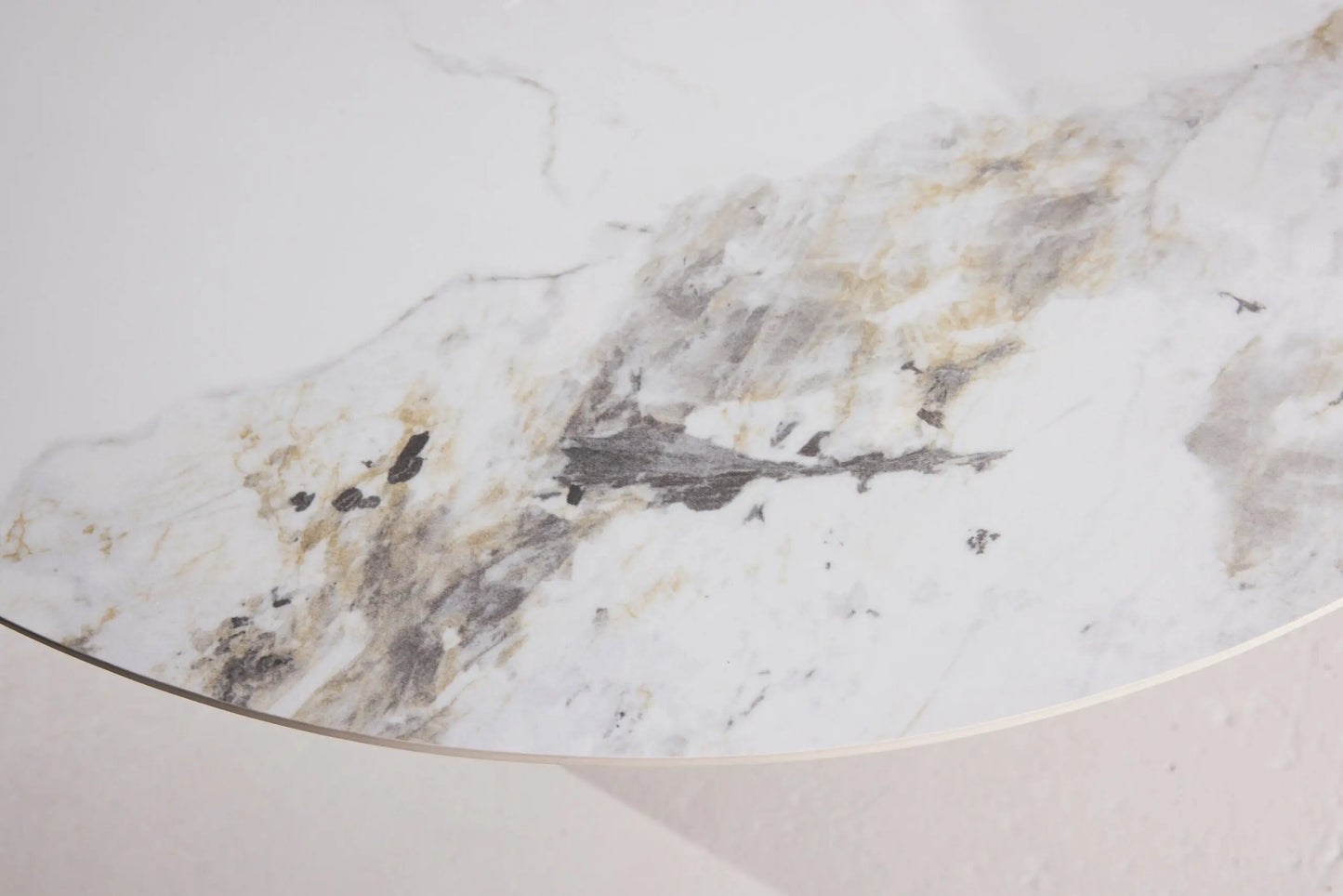Close-up of a marble surface with gray and white patterns