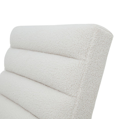 Stack of white textured towels on a white background
