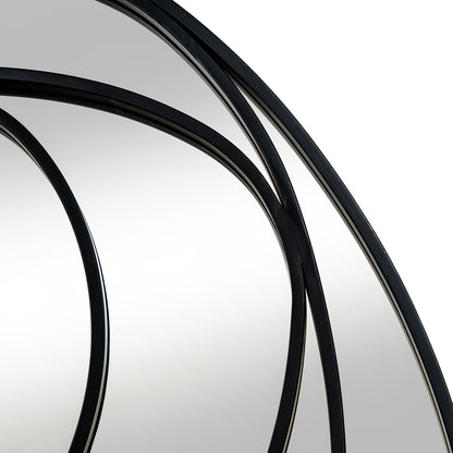Close-up of black bicycle tires on a white background