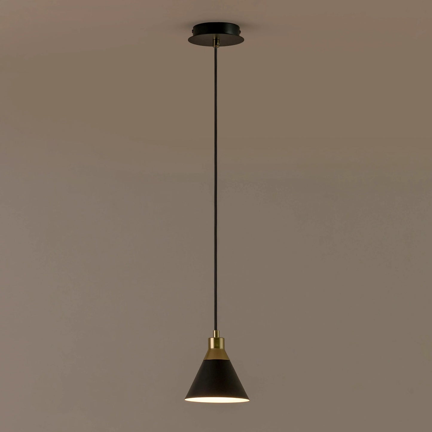 Charcoal grey cone pendant ceiling light  Pendant Ceiling Light BlissVeranda