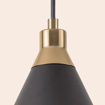 Charcoal grey cone pendant ceiling light  Pendant Ceiling Light BlissVeranda