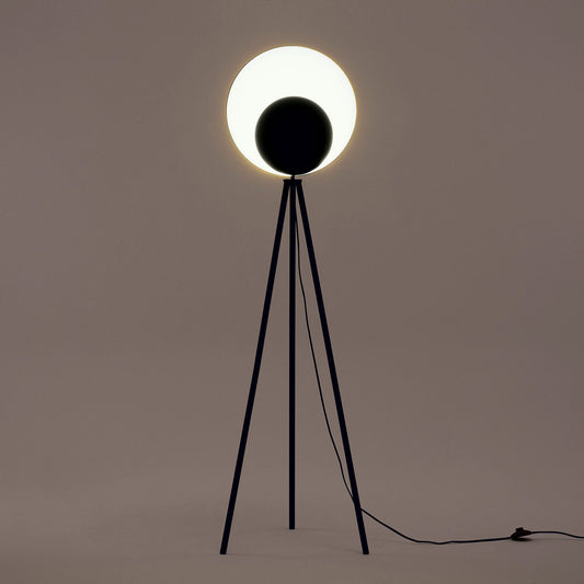 Charcoal grey diffuser floor lamp  Integrated Floor Lamp BlissVeranda