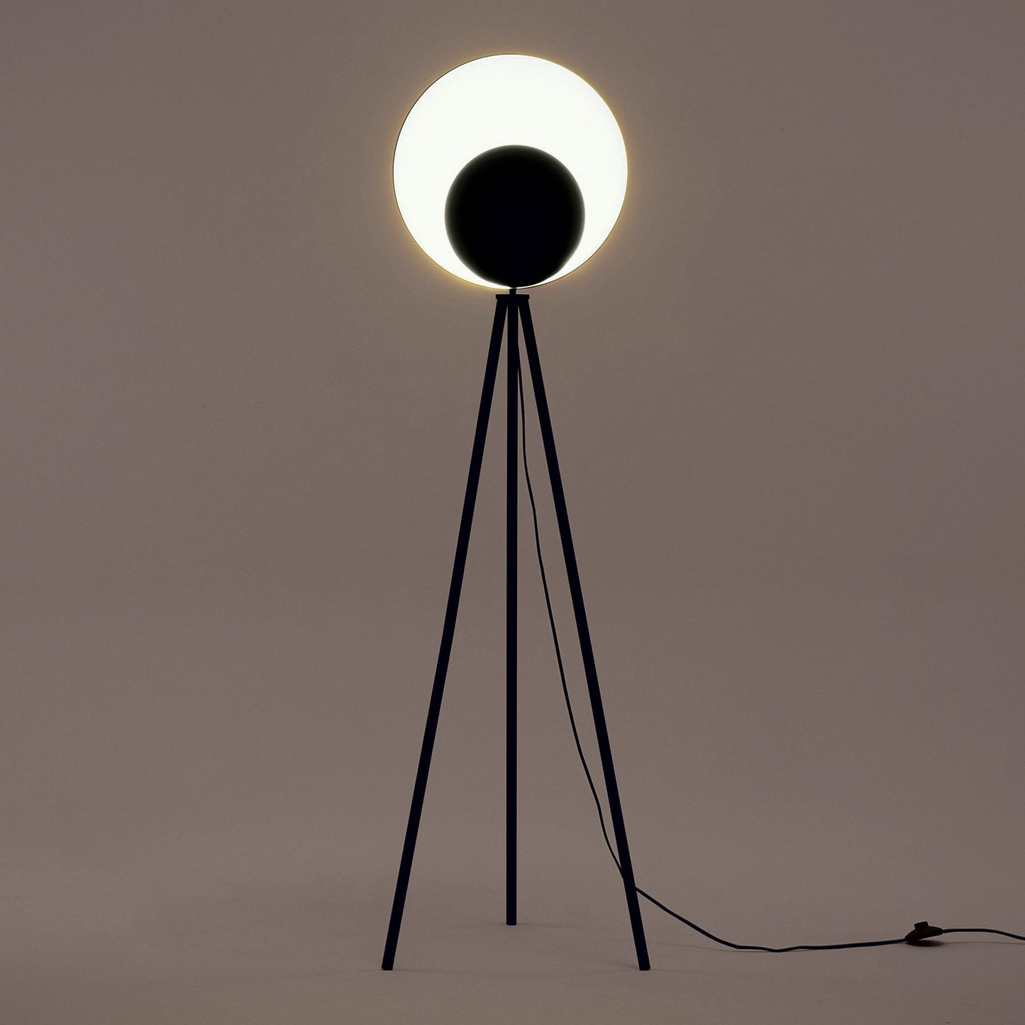 Charcoal grey diffuser floor lamp  Integrated Floor Lamp BlissVeranda