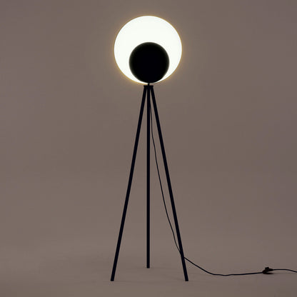Charcoal grey diffuser floor lamp  Integrated Floor Lamp BlissVeranda