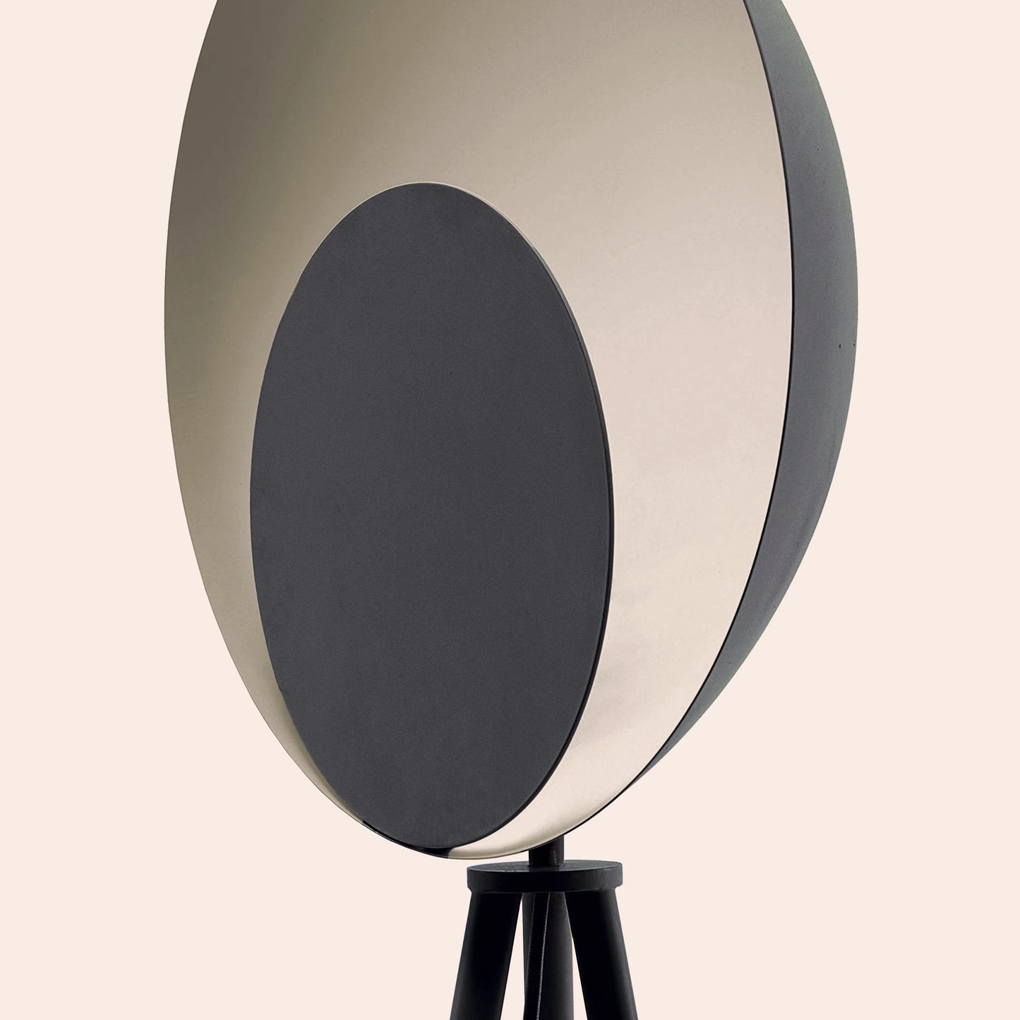 Charcoal grey diffuser floor lamp  Integrated Floor Lamp BlissVeranda