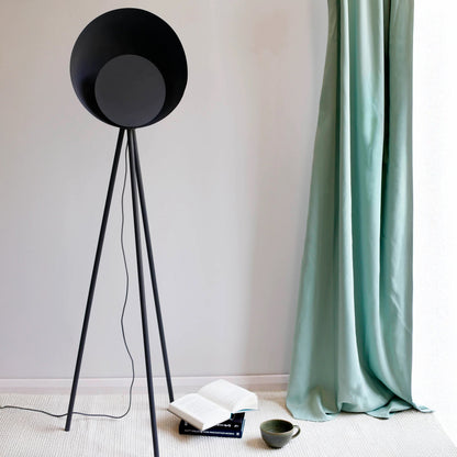 Charcoal grey diffuser floor lamp  Integrated Floor Lamp BlissVeranda