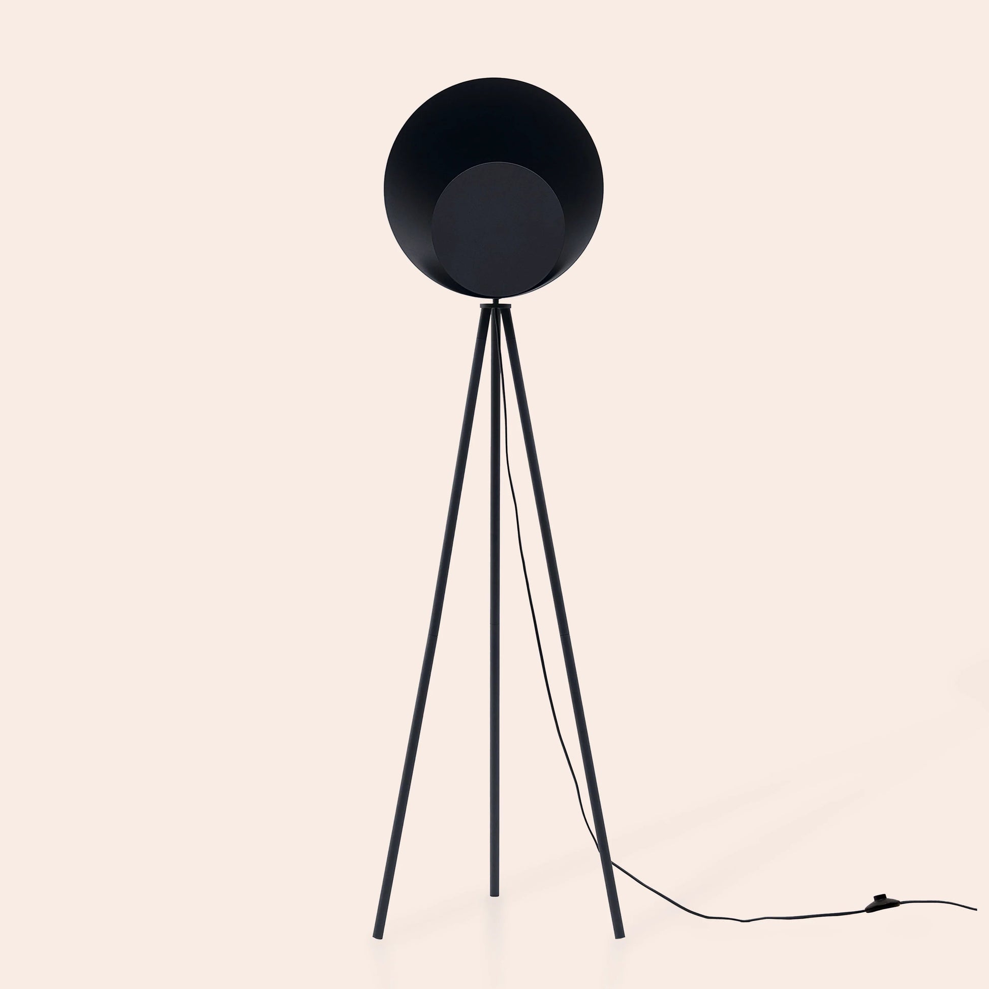 Charcoal grey diffuser floor lamp  Integrated Floor Lamp BlissVeranda