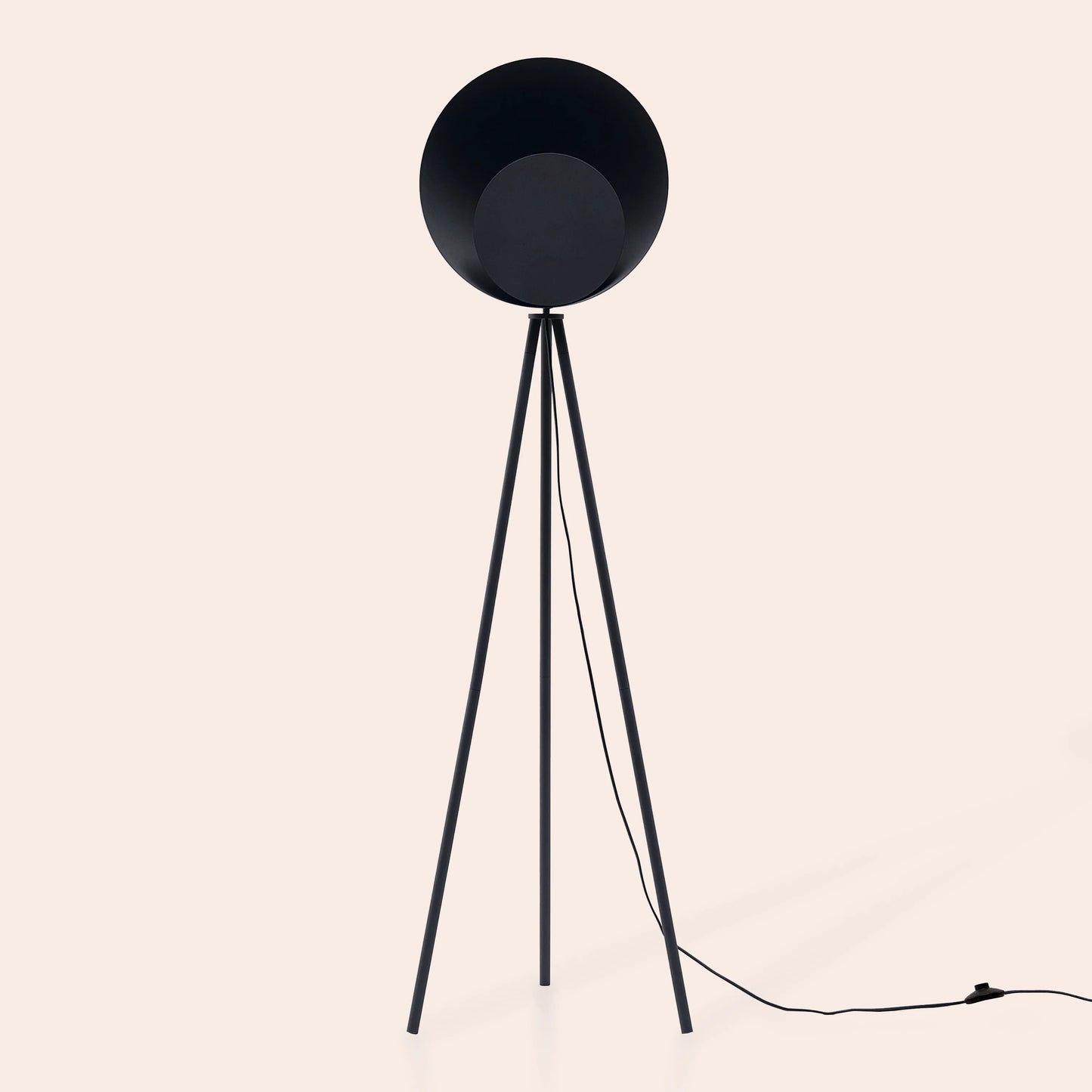 Charcoal grey diffuser floor lamp  Integrated Floor Lamp BlissVeranda