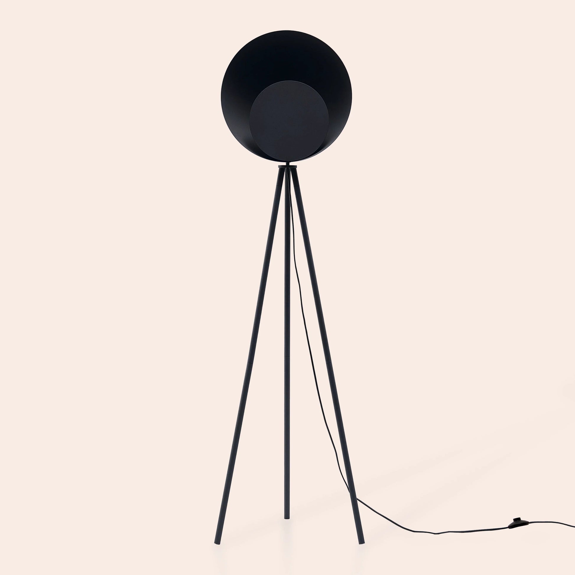 Charcoal grey diffuser floor lamp  Integrated Floor Lamp BlissVeranda