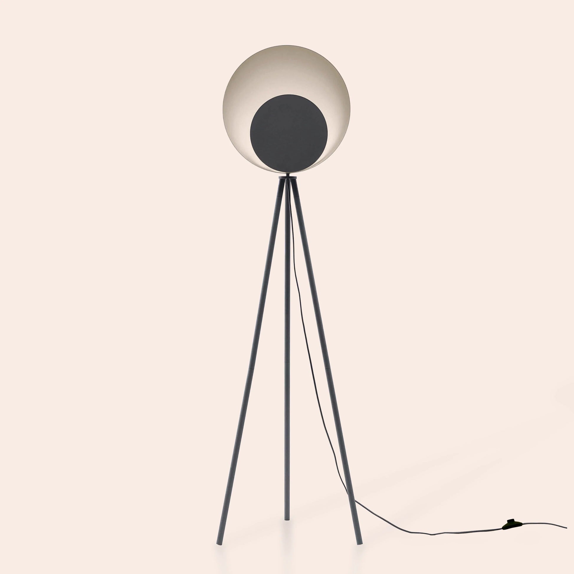 Charcoal grey diffuser floor lamp  Integrated Floor Lamp BlissVeranda