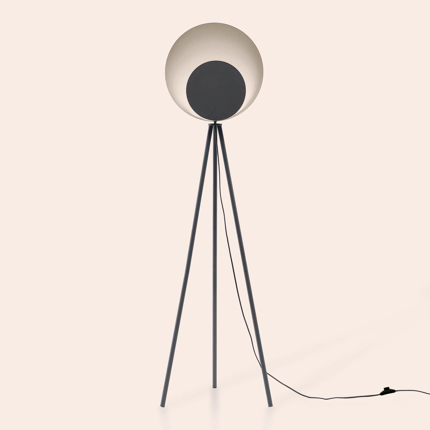 Charcoal grey diffuser floor lamp  Integrated Floor Lamp BlissVeranda