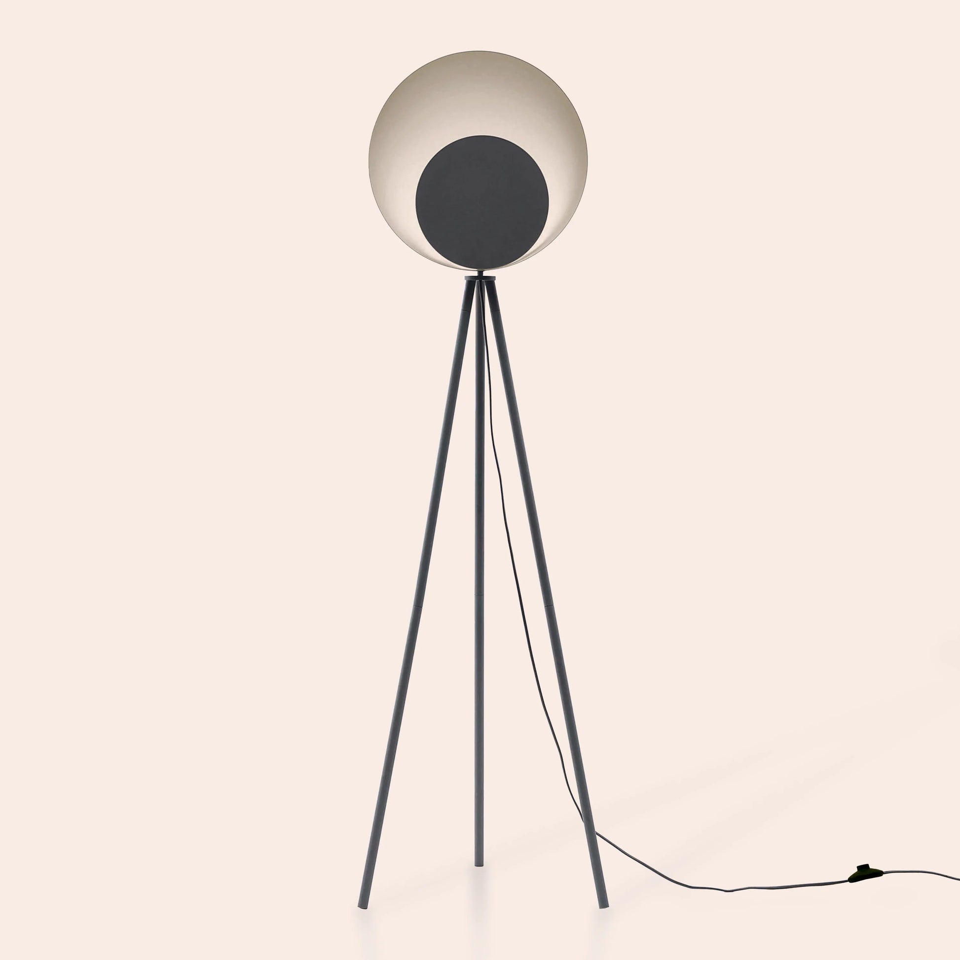 Charcoal grey diffuser floor lamp  Integrated Floor Lamp BlissVeranda