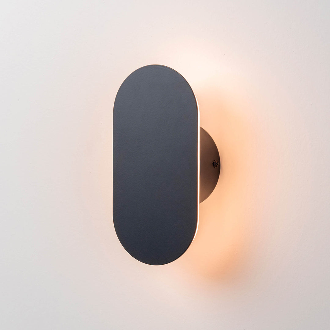 Charcoal grey mini diffuser wall light  Outdoor Wall Light BlissVeranda