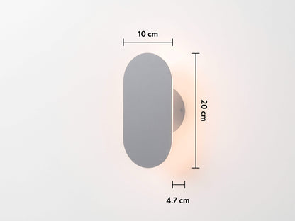 Charcoal grey mini diffuser wall light  Outdoor Wall Light BlissVeranda