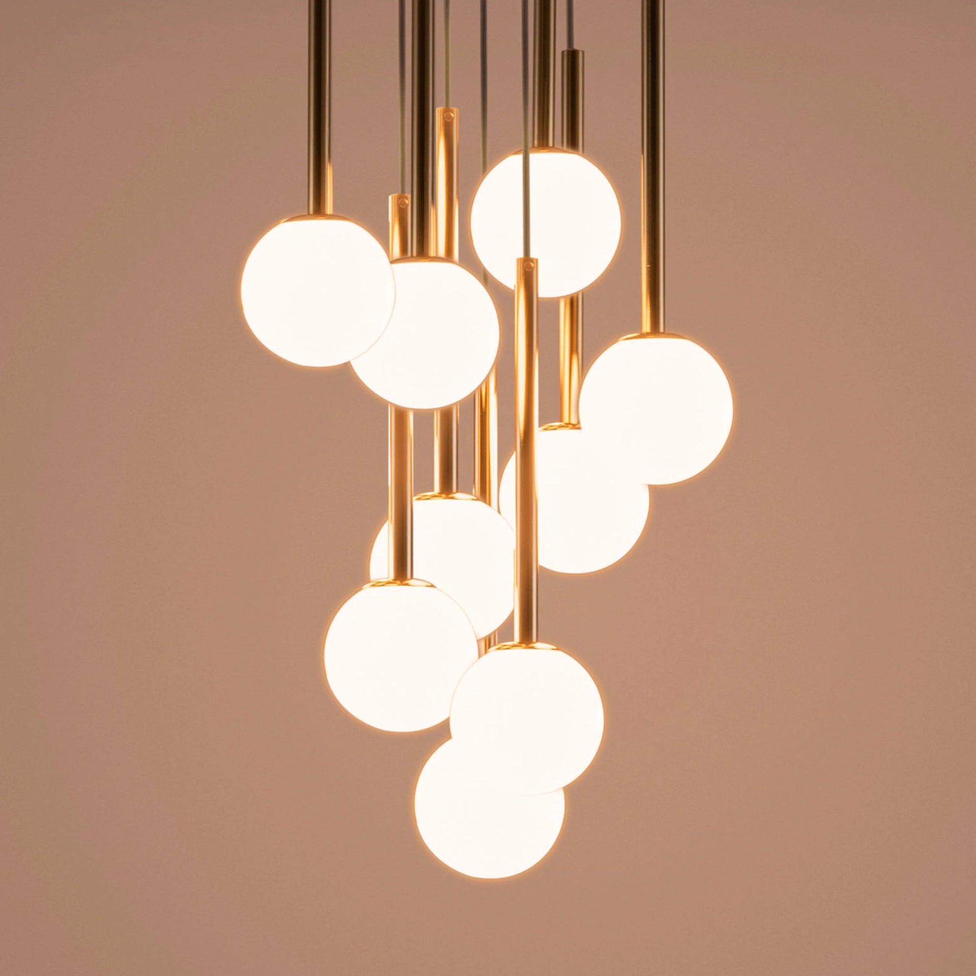 Brass cluster pendant ceiling light  Pendant Ceiling Light BlissVeranda