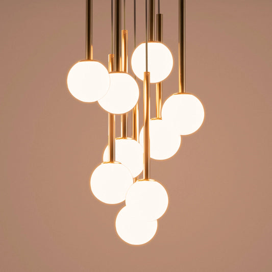 Brass cluster pendant ceiling light  Pendant Ceiling Light BlissVeranda