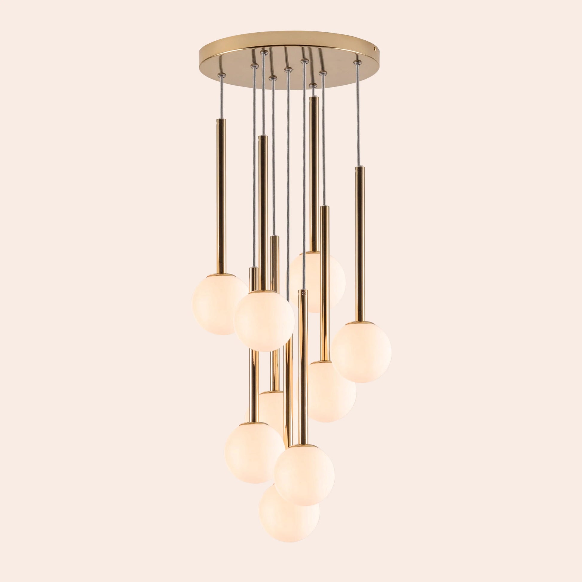 Brass cluster pendant ceiling light  Pendant Ceiling Light BlissVeranda