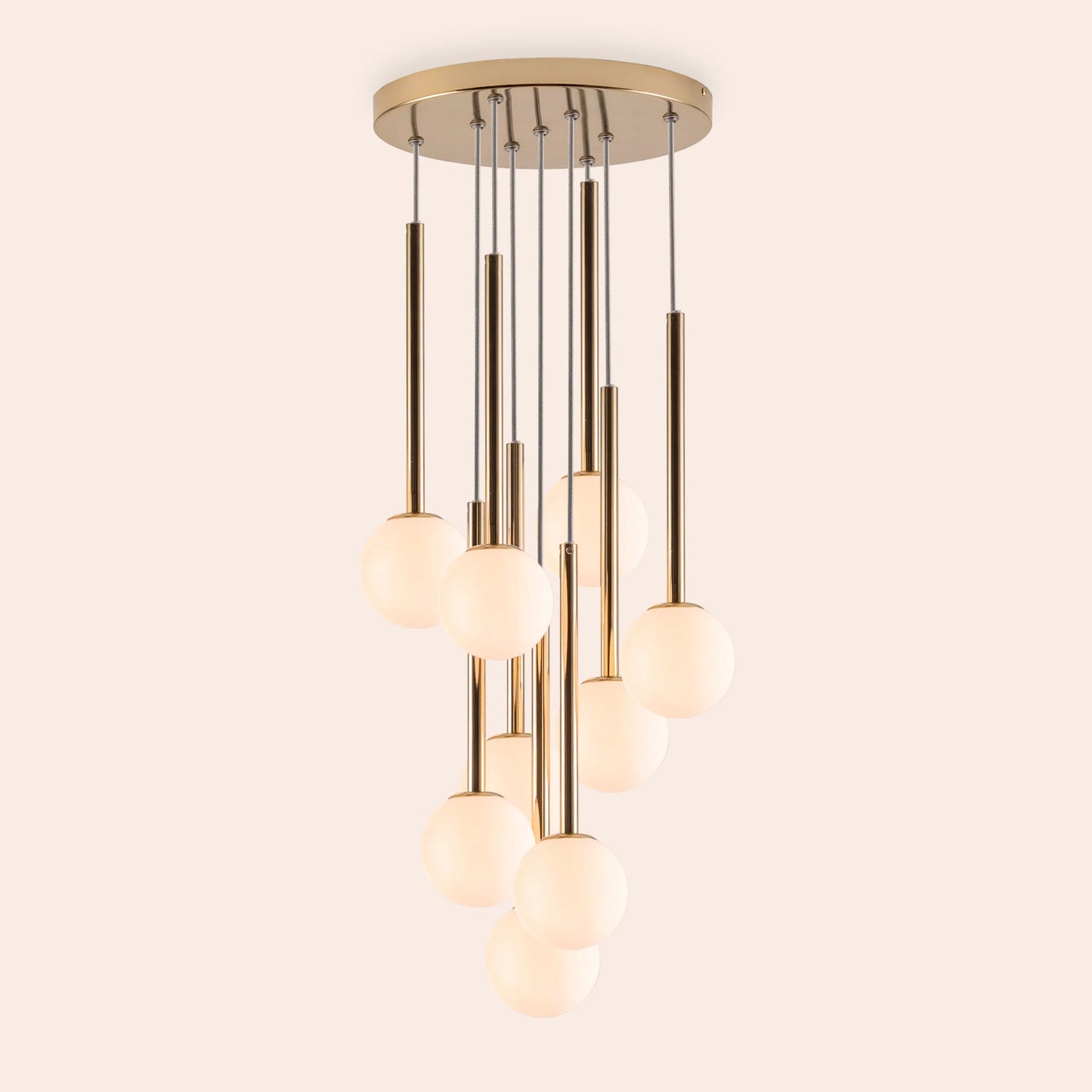 Brass cluster pendant ceiling light  Pendant Ceiling Light BlissVeranda