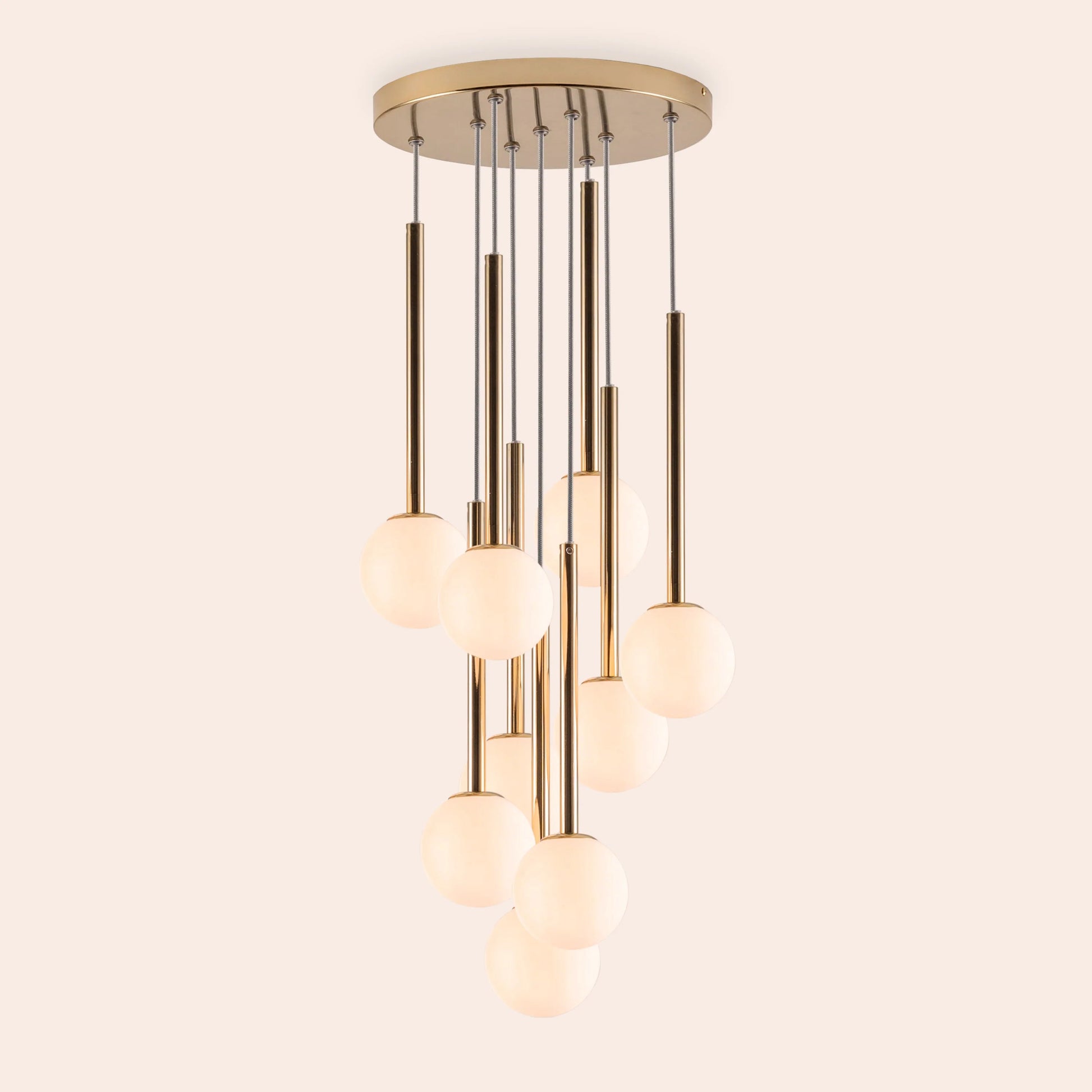 Brass cluster pendant ceiling light  Pendant Ceiling Light BlissVeranda