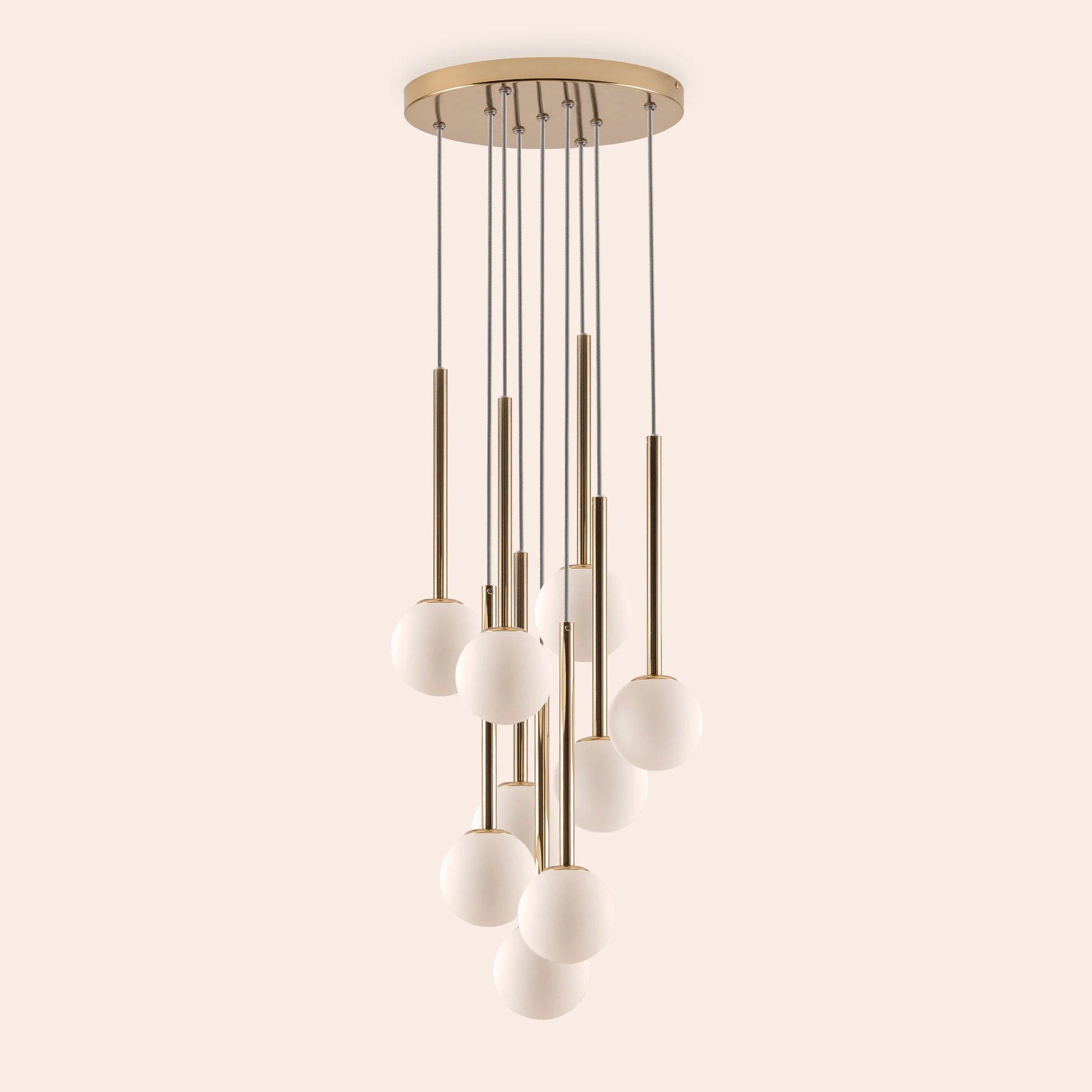 Brass cluster pendant ceiling light  Pendant Ceiling Light BlissVeranda