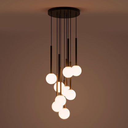 Charcoal grey pendant cluster ceiling light  Pendant Ceiling Light BlissVeranda