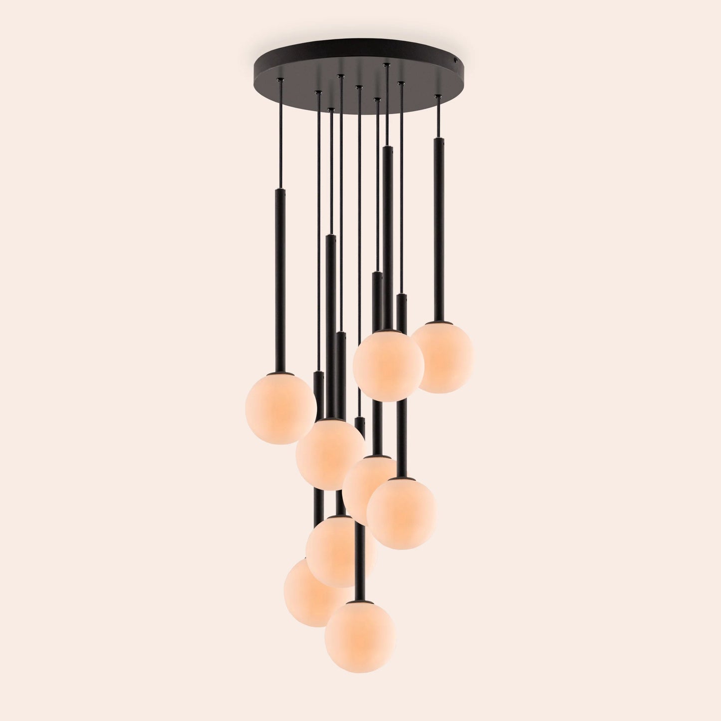 Charcoal grey pendant cluster ceiling light  Pendant Ceiling Light BlissVeranda