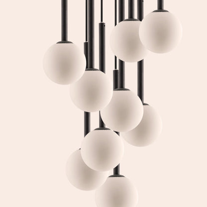 Charcoal grey pendant cluster ceiling light  Pendant Ceiling Light BlissVeranda