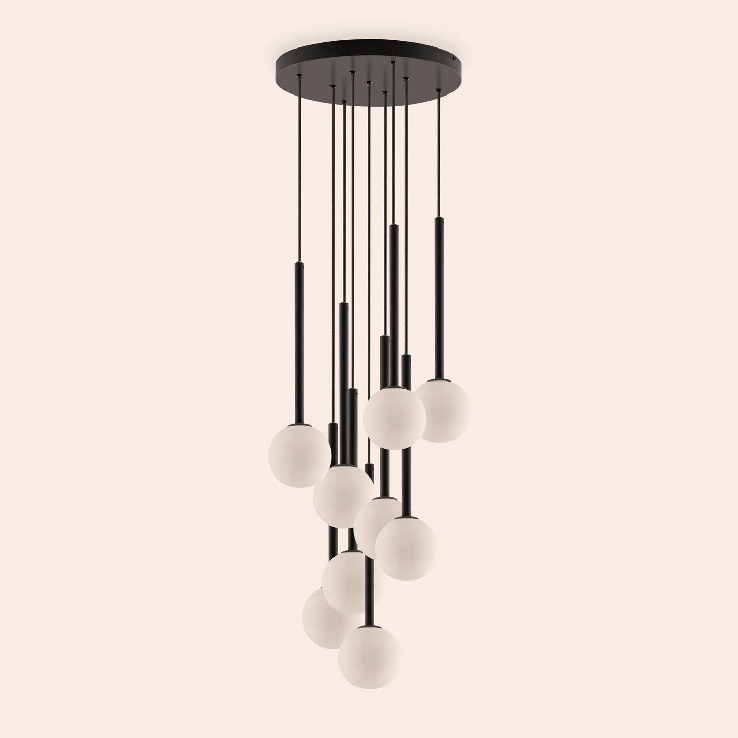 Charcoal grey pendant cluster ceiling light  Pendant Ceiling Light BlissVeranda