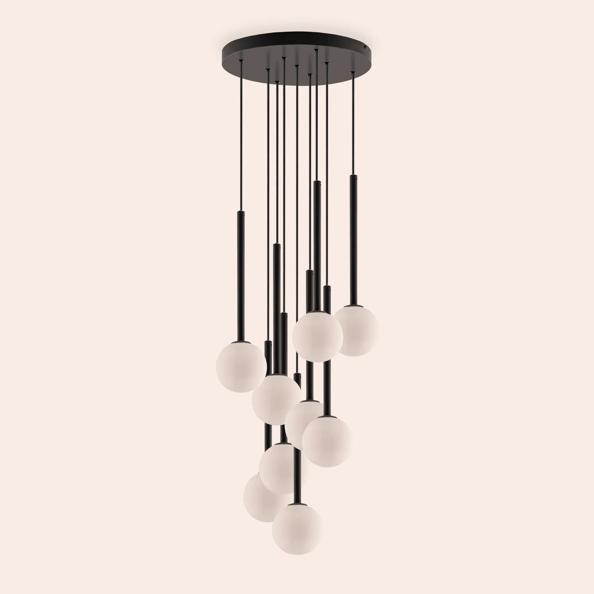 Charcoal grey pendant cluster ceiling light  Pendant Ceiling Light BlissVeranda