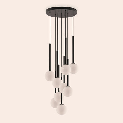 Charcoal grey pendant cluster ceiling light  Pendant Ceiling Light BlissVeranda