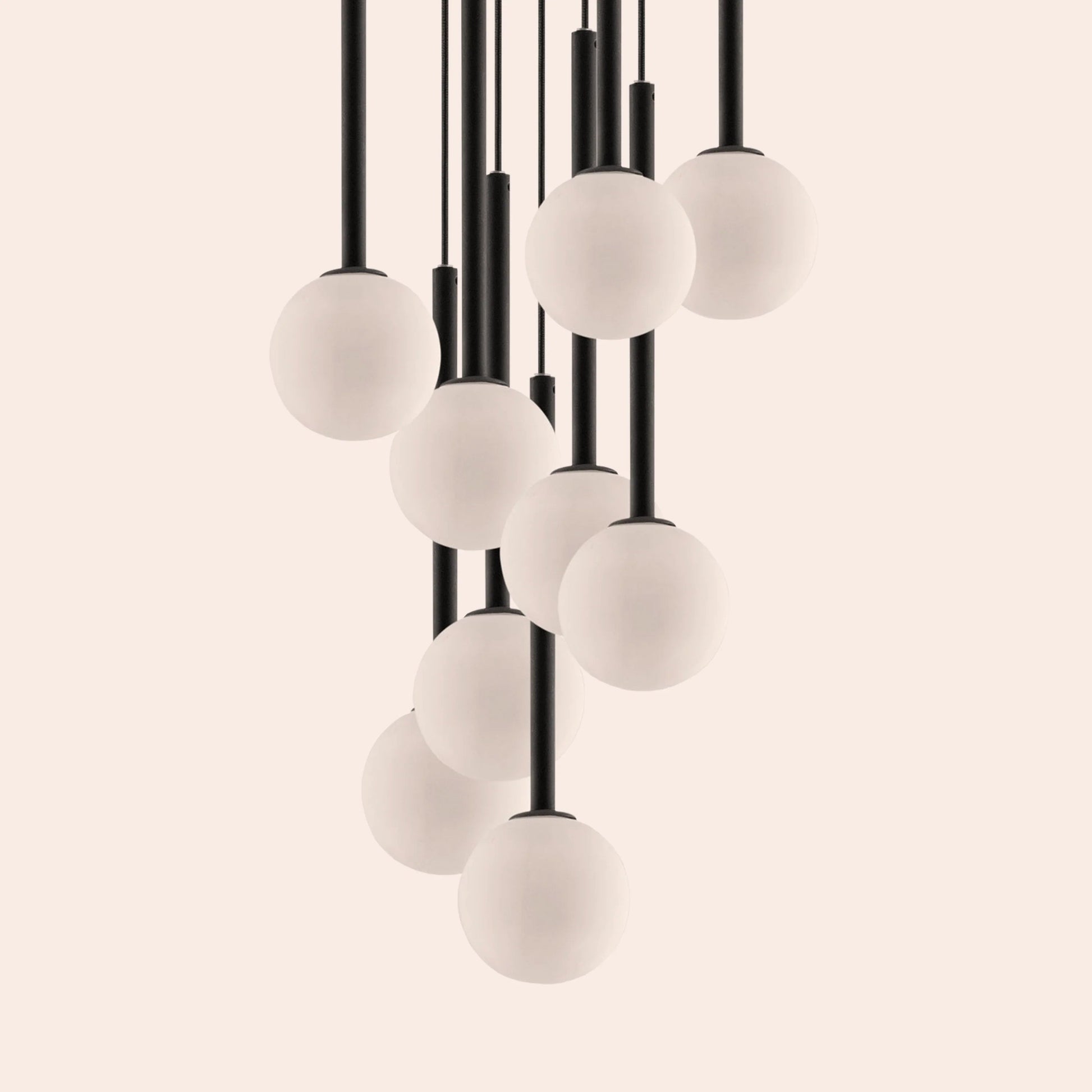 Charcoal grey pendant cluster ceiling light  Pendant Ceiling Light BlissVeranda