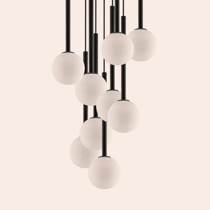 Charcoal grey pendant cluster ceiling light  Pendant Ceiling Light BlissVeranda