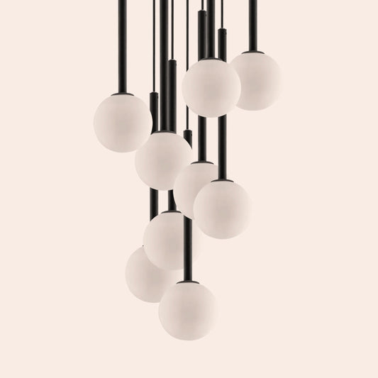 Charcoal grey pendant cluster ceiling light  Pendant Ceiling Light BlissVeranda